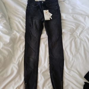 Zara black skinny jeans